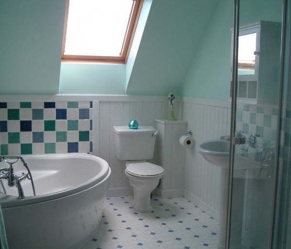 Интерьер маленькой ванной комнаты фото 5