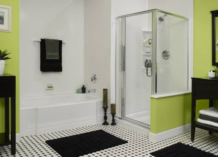 (+62 фото) Дизайн ванной комнаты с туалетом с душевой